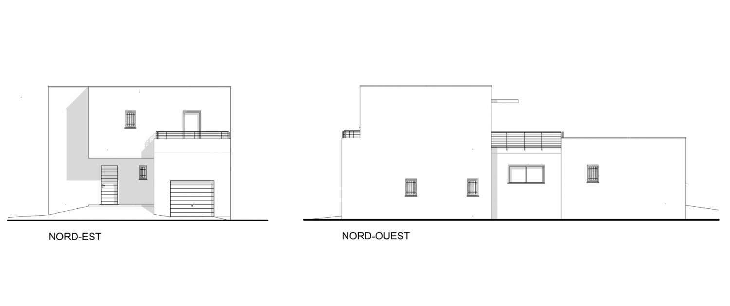 Plan architecte - Façades-Lot-6-Beauvoisin-02 Plan architecte - Façades-Lot-6-Beauvoisin-02
